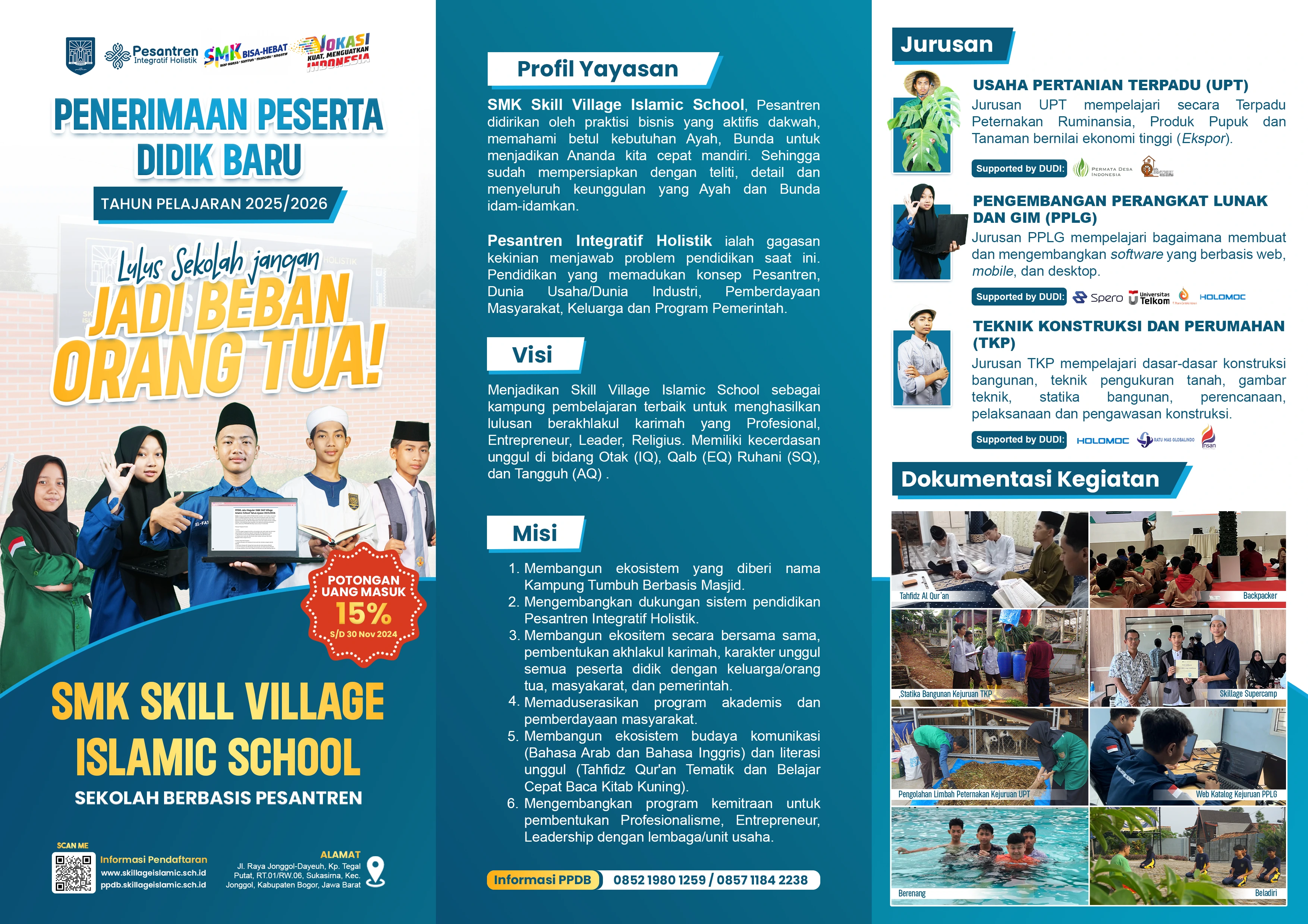 brosur depan 2025/2026 skill village islamic school
