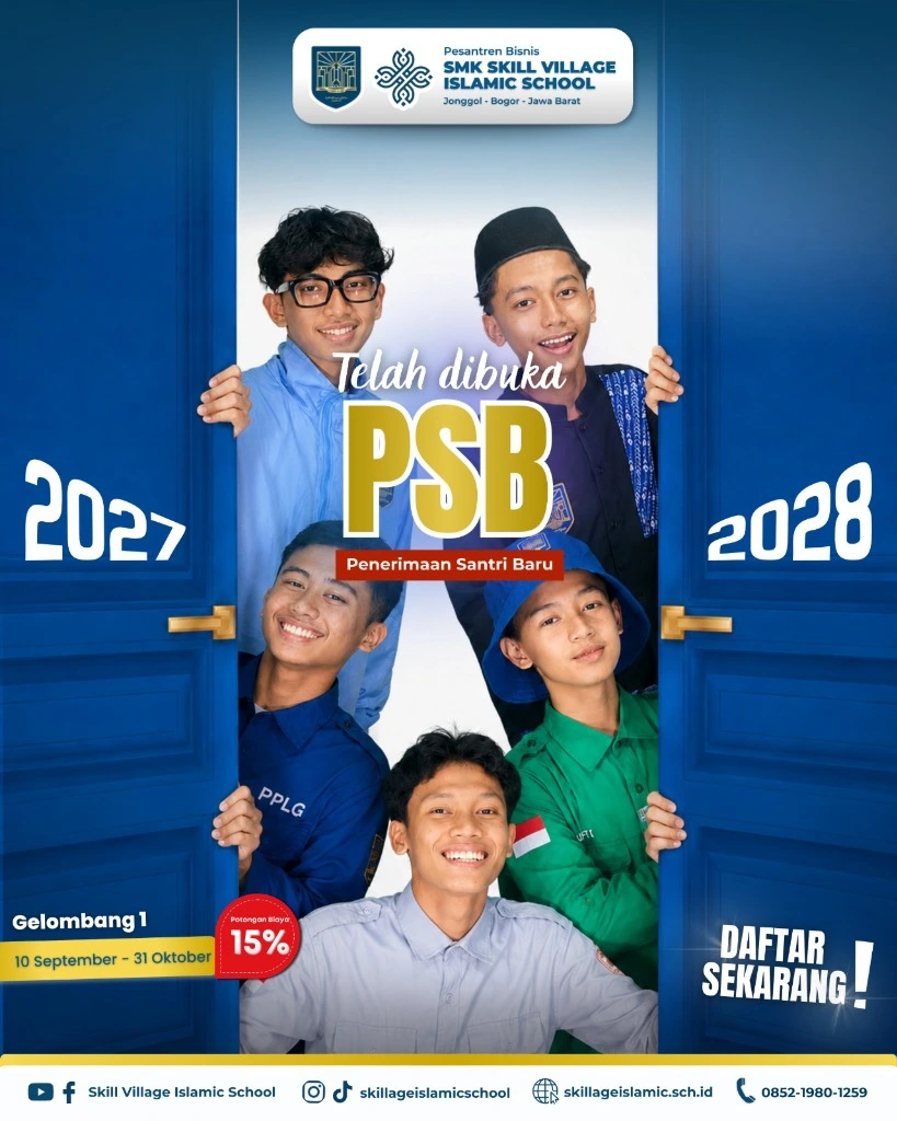 Brosur PSB SMK Skill Village Islamic School